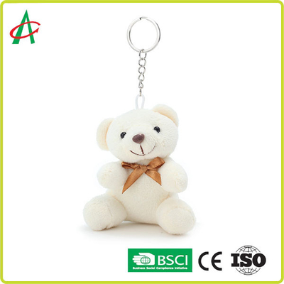 EN71 Handcrafted o bordado Mini Stuffed Bear Keychain