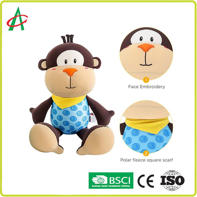 O poliestireno bonito do presente de Adorkable das crianças perla o brinquedo enchido macaco de enchimento