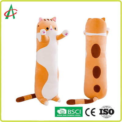 Desenhos animados Cat Pillow do luxuoso da decoração da casa do ODM do OEM 70cm