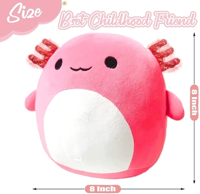 Delicado Nontoxic de Angelber 20.4cm abaixo do descanso do luxuoso do Axolotl do algodão