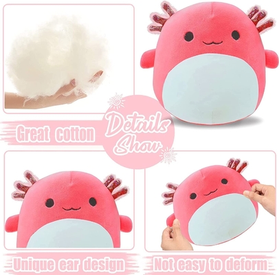 Delicado Nontoxic de Angelber 20.4cm abaixo do descanso do luxuoso do Axolotl do algodão