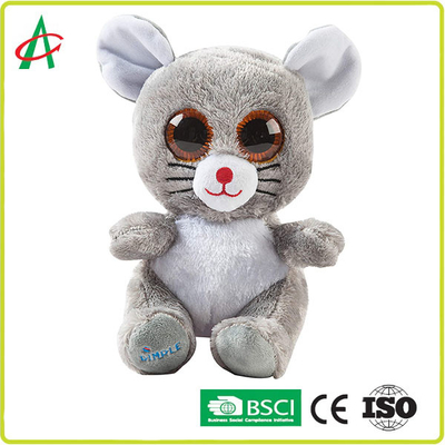 CE 8" bicho de pelúcia musical Nontoxic do rato com orador sem fio