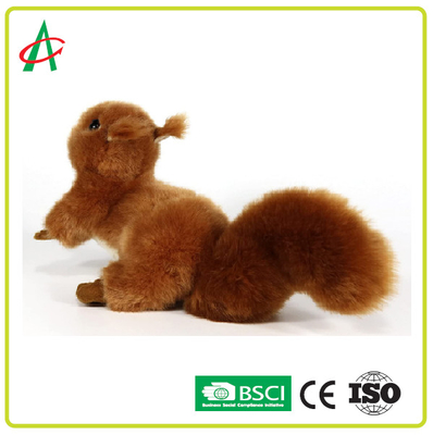 O esquilo de Angelber encheu o brinquedo 20CM com cauda peludo